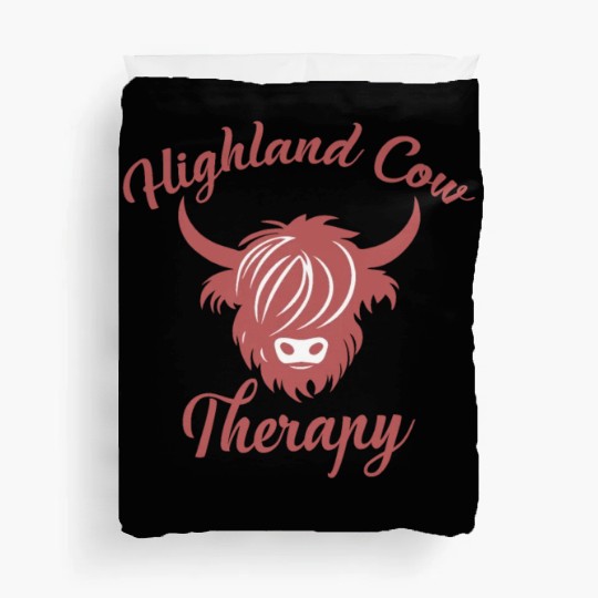 Highland Cow Therapy Duvet Covers