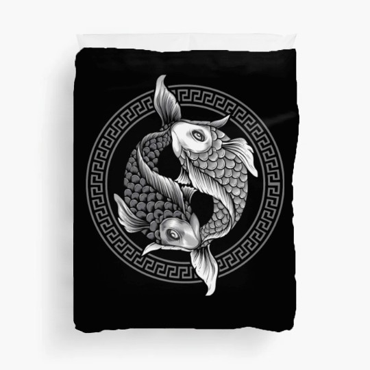 Yin Yang Koi Fish Duvet Covers