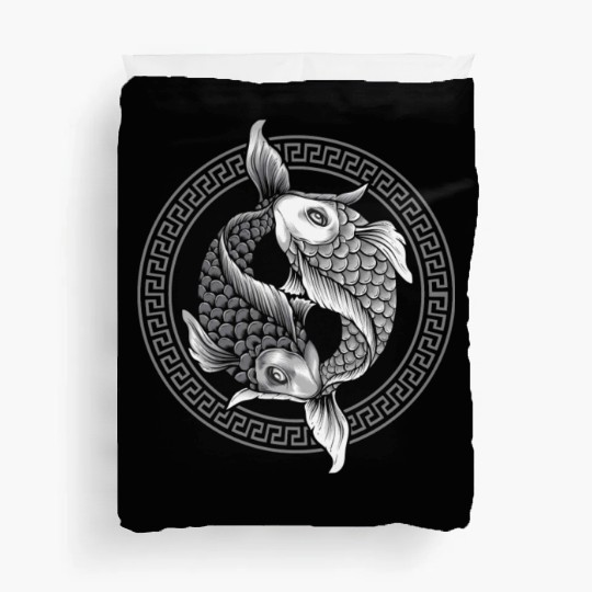 Yin Yang Koi Fish Duvet Covers