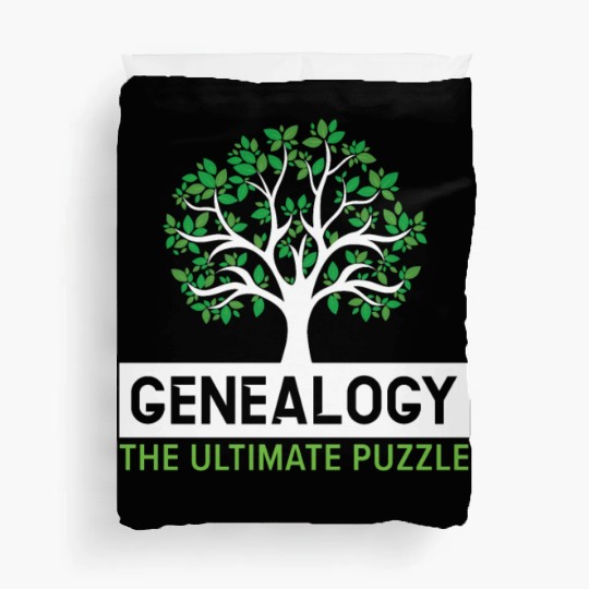 Genealogy The Ultimate Puzzle Genealogist Duvet Covers
