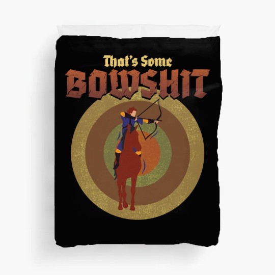 Bow Hunting Arrow and Archery Quote Design Archery Duvet Covers