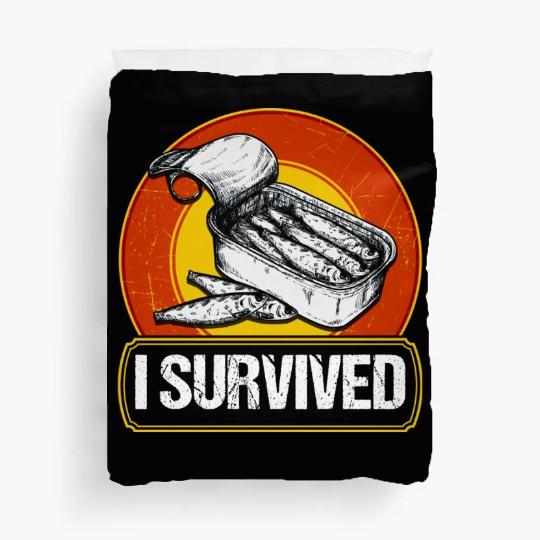 I Survived Swedish Surströmming Duvet Covers