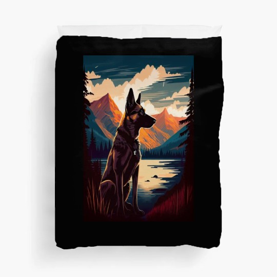 Belgian Malinois Nature Duvet Covers