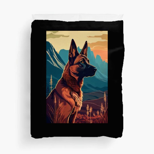 Belgian Malinois Nature Duvet Covers