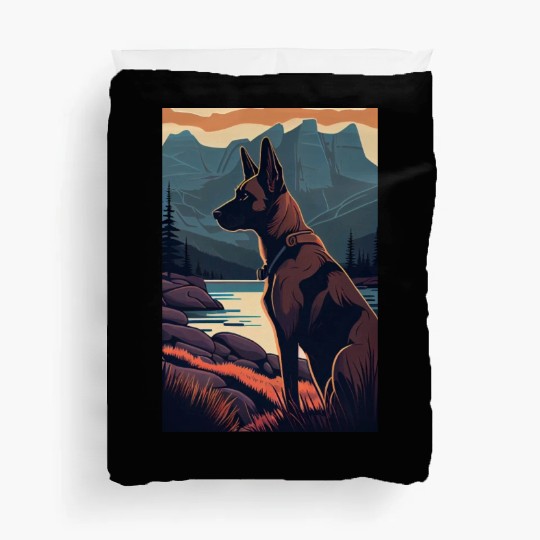 Belgian Malinois Nature Duvet Covers
