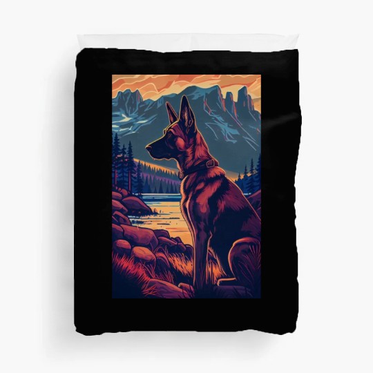 Belgian Malinois Nature Duvet Covers