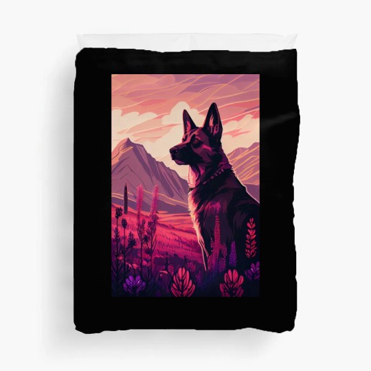 Belgian Malinois Nature Duvet Covers