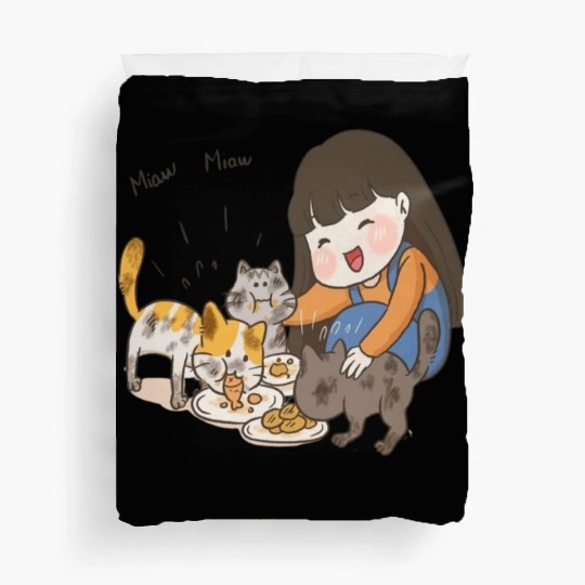 Crazy Cat Lady is My Destiny Duvet Covers