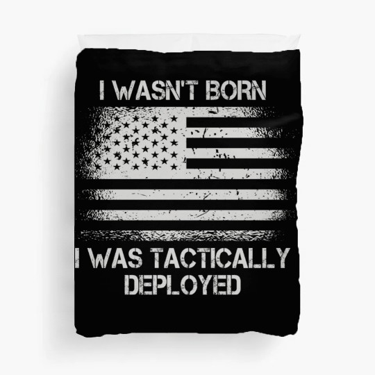 Patriotic Army Veteran Us Soldier Saying Duvet Covers