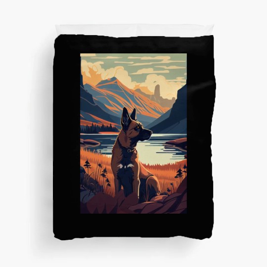 Belgian Malinois Nature Duvet Covers