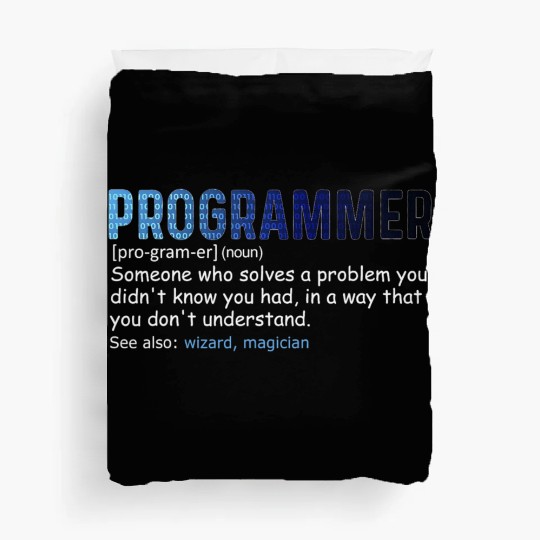IT Nerd Geek Programmer Definition Computer Duvet Covers