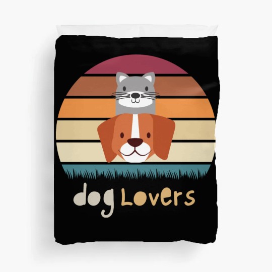 Dog Lovers Cute Gifts For Animal Lovers Duvet Covers