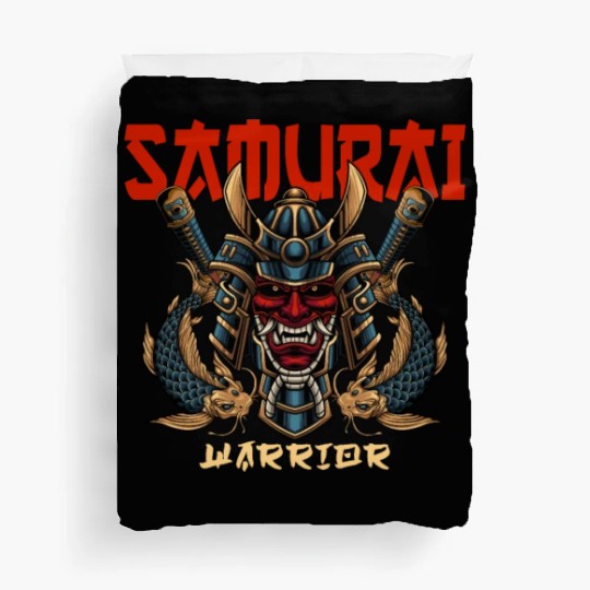 Samurai Warrior Japan Japanese Ninja Skull Katana Duvet Covers