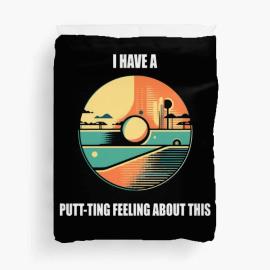 Hobbie Minigolf Duvet Covers Design With Saying, Gift