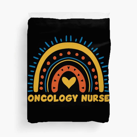 Great Oncology Nurse Rainbow RN Nurses Team Duvet Covers