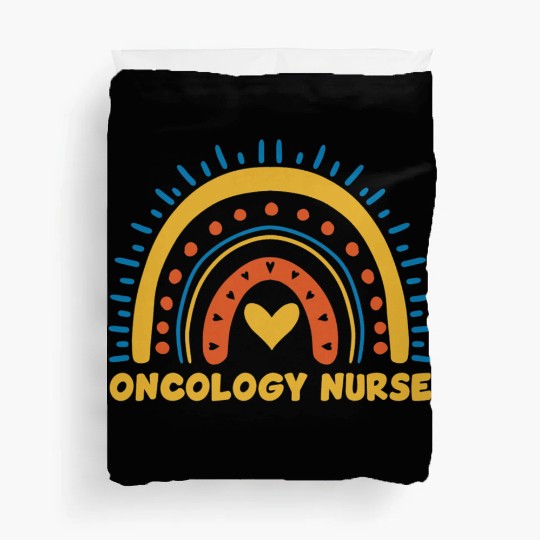 Great Oncology Nurse Rainbow RN Nurses Team Duvet Covers