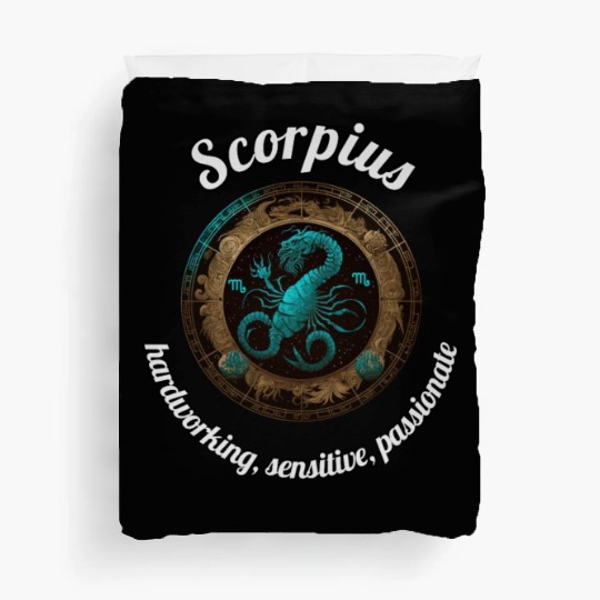 Scorpius Zodiac Sign Scorpio Astronomy Duvet Covers