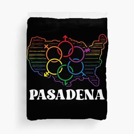 Pasadena Pride Month Pride Flag LGBT Community LGB Duvet Covers