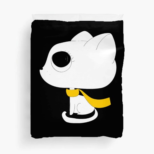 black white kittens 02 Duvet Covers