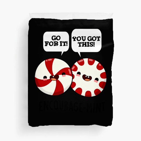 Encourage Mint Cute Candy Duvet Covers