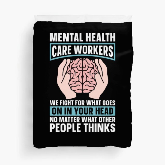 Psychology Psychologist Brain Duvet Covers