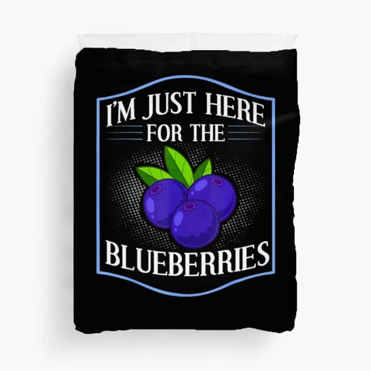 Blueberry Plant Blueberries Farmer Bush Tree Duvet Covers