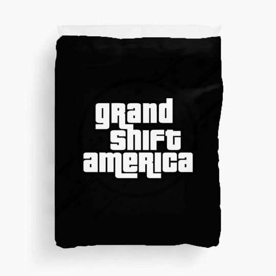 Unique Gta Parody Grand Shift America Duvet Covers