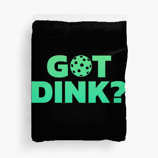 Got Dink Stacked Green Duvet Covers