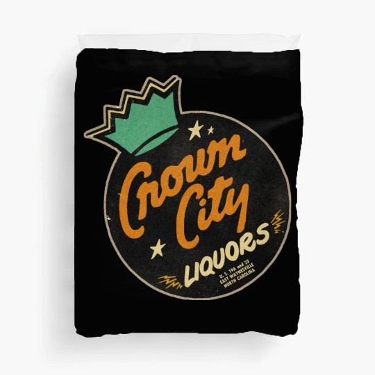 Vintage North Carolina Liquor Store Duvet Covers