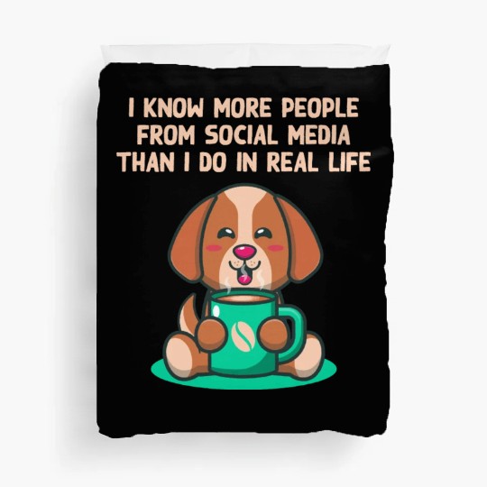 Know More People In Social Media Introvert Nerd An Duvet Covers