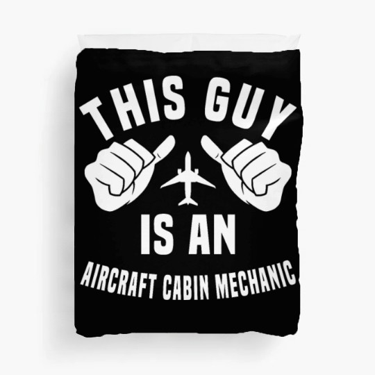 Funny Aircraft Cabin Mechanic Costume Duvet Covers