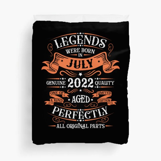 July 2022 anniversary 2022 legends July Duvet Covers