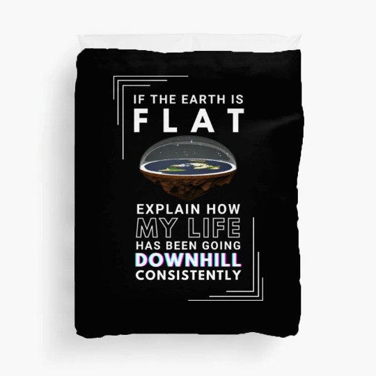 FLAT EARTH Duvet Covers
