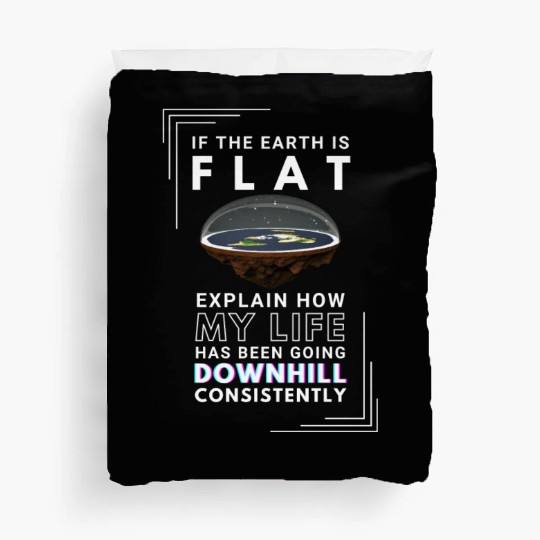 FLAT EARTH Duvet Covers