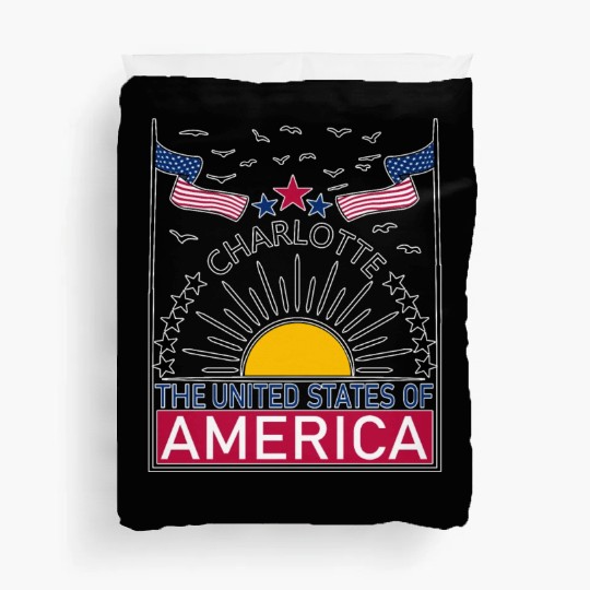 Welcome to Charlotte, Welcome to North Carolina Duvet Covers