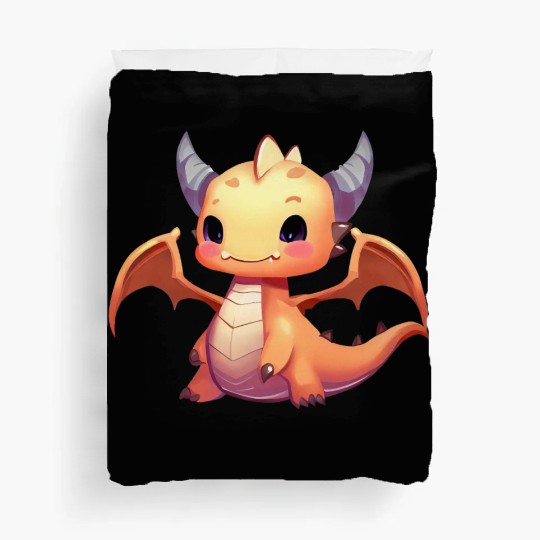 CUTE DRAGON MEDIEVAL PETS LIZARD GECKO ANIMALS Duvet Covers