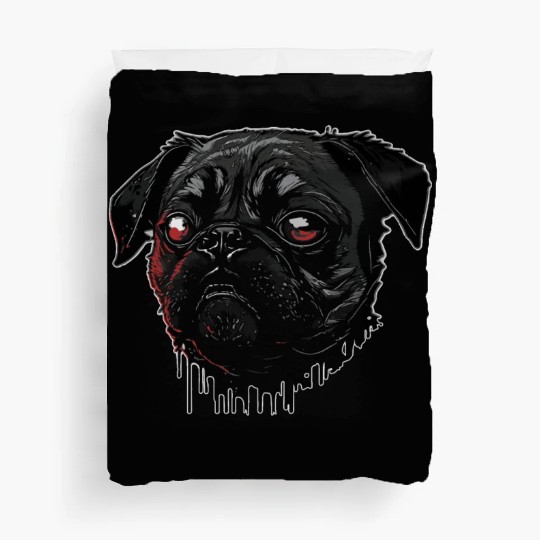 scary Pug Duvet Covers