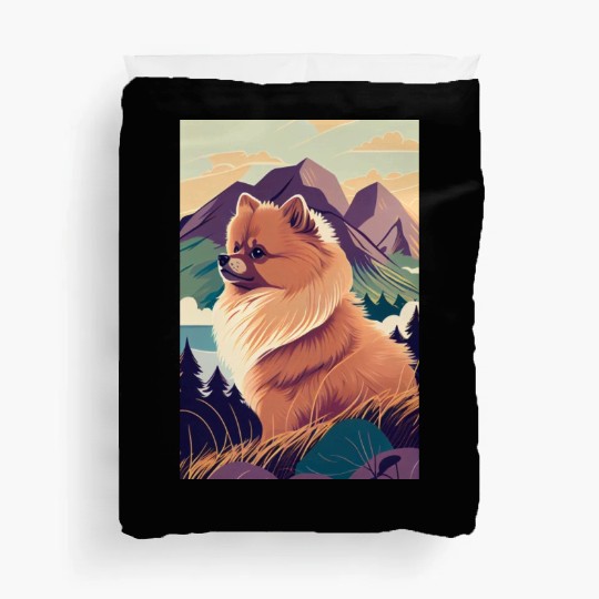 Pomeranian Nature Duvet Covers