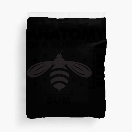 Anatomy of a Bumblebee Bee Lover Gift Duvet Covers