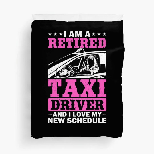 Professional Driver Cab Driver Outfit Taxi Lover Duvet Covers