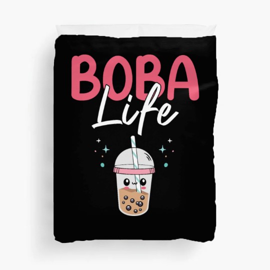 Boba Life Bubble Tea Lover Boba Tea Drinker Korean Duvet Covers