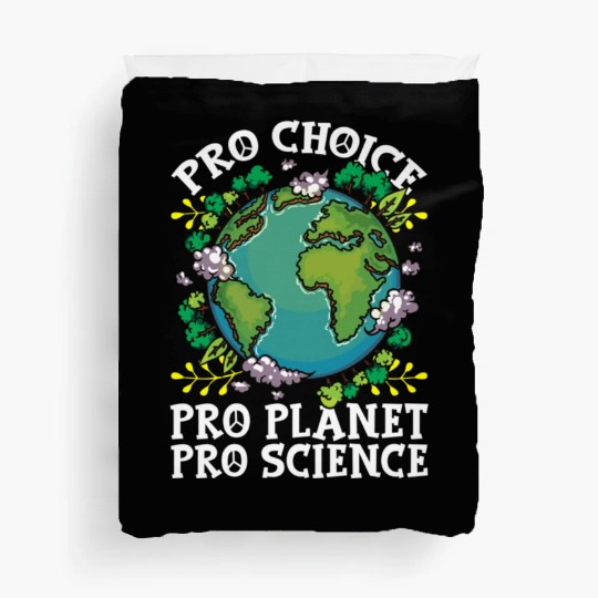Earth Day Inspired Pro Planet Pro Science Related Duvet Covers