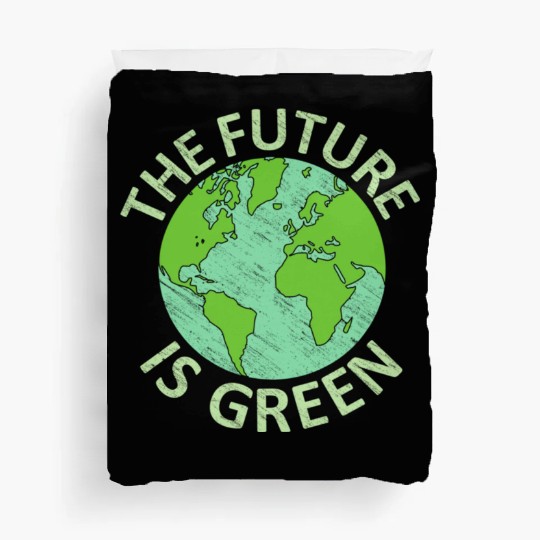 Earth Day 2022 Future Is Green Energy Save Duvet Covers