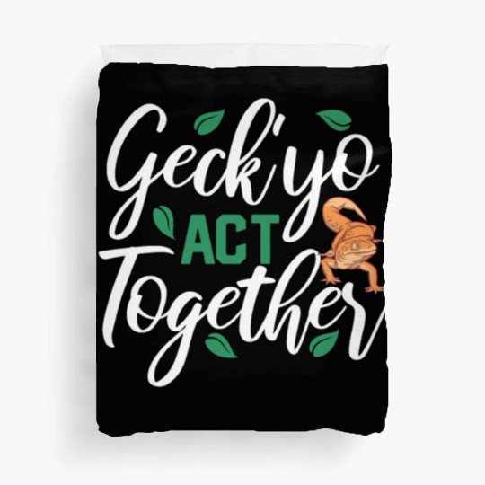 Gecko Gifts Reptile Lover Keeper Duvet Covers