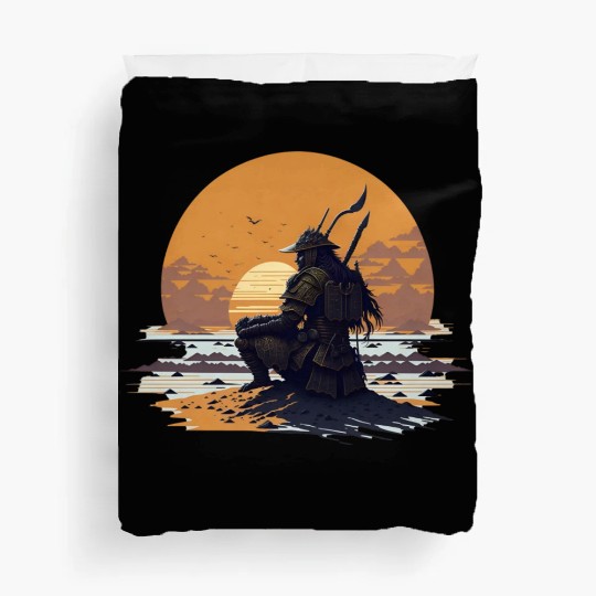 Samurai Sunrise Duvet Covers