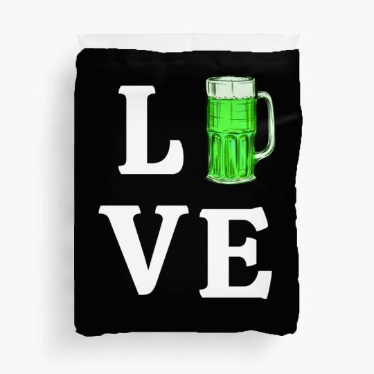 Love Green Beer Duvet Covers