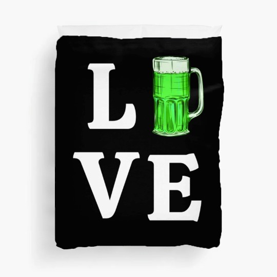 Love Green Beer Duvet Covers