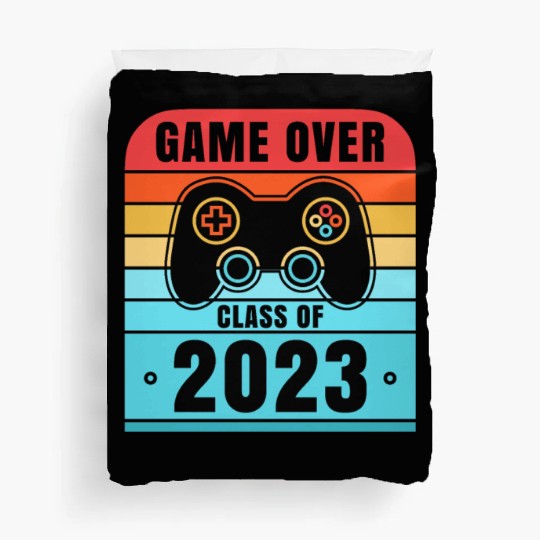 Game Over Class Of 2023 Duvet Covers Students Funny 2023