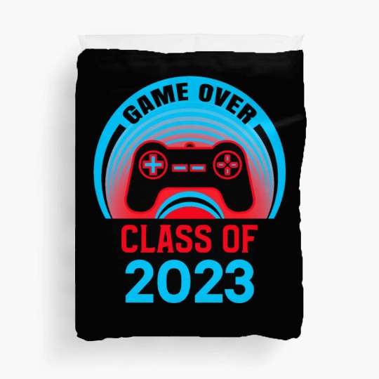Funny Game Over Class Of 2023 Duvet Covers Students