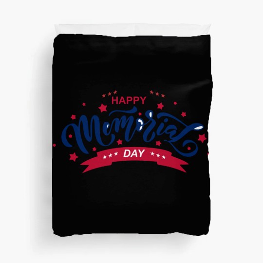 HAPPY MEMORIAL DAY Duvet Covers